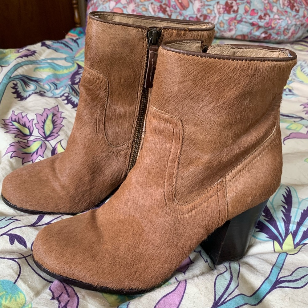 FRYE Calf Hair ankle boots